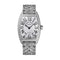 Ladies Cintrée Curvex 18K White Gold Diamonds Bezel